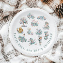 Search for 12 days of christmas paper plates Cute