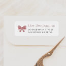 Search for bow return address labels Cute