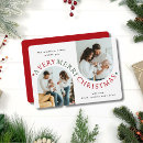 Search for typographic christmas cards Red