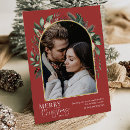 Search for red green white christmas cards Watercolor greenery