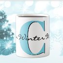 Search for winter blue mugs Modern