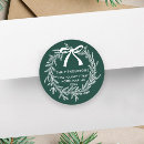 Search for green bow stickers Green and white