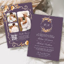 Search for purple fall wedding invitations All in one