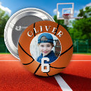 Search for basketball birthday badges Boy