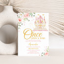 Search for once upon a time invitations Princess castle