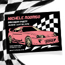 Search for pink race car invitations Party