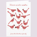 Search for red bird christmas cards Festive