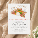 Search for pacifier baby shower invitations Italian