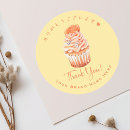 Search for orange cupcake stickers Elegant