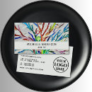 Search for unique artist business cards Botanical