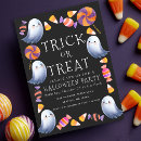 Search for candy halloween invitations Trick or treat