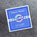 Search for retirement party napkins Blue