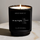 Search for winter labels Christmas candle