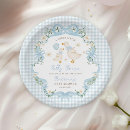 Search for blue gingham plates One silly goose