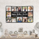 Search for 50th birthday party signs Black and white