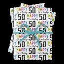 Search for happy 50th birthday wrapping paper Modern