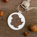 Search for acorns key rings Wildlife