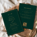 Search for emerald green wedding invitations All in one