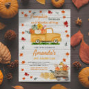 Search for harvest birthday invitations Our little pumpkin