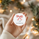 Search for red ribbon bow stickers Elegant