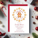 Search for gingerbread man christmas invitations Modern