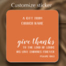 Search for religious thanksgiving stickers Give thanks