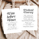 Search for white wine invitations Minimal