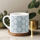 Search for grey damask mugs Vintage