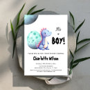 Search for dinosaur baby boy shower invitations Prehistoric