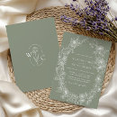 Search for vintage botanical wedding invitations Modern elegant