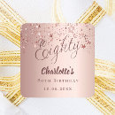 Search for 80 year old birthday stickers Elegant