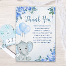 Search for little peanut thank you cards Blue