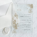 Search for ivory square wedding invitations Floral