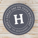 Search for family birthday stickers Black and white