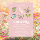Search for pastel baby shower invitations Butterflies