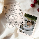 Search for cocktail wedding invitations Whimsical