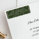 Search for cabin return address labels Green