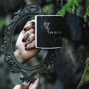 Search for black death mugs Black and white