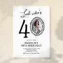 Search for look whos 40 invitations Forty
