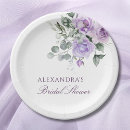 Search for lavender bridal shower plates Botanical