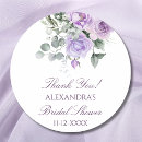Search for lavender bridal shower stickers Lilac
