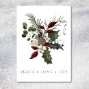 Search for love christmas cards Greenery