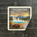 Search for vintage yellowstone stickers Outdoors