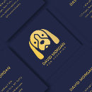 Search for dog grooming business cards Professional modern elegant