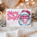 Search for santa clause christmas cards Pink