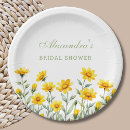 Search for boho bridal shower plates Wildflowers