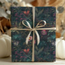 Search for romantic christmas wrapping paper Green