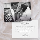 Search for classic wedding announcement cards Black and white