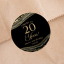 Search for 20 stickers Cheers to 20 years