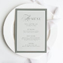 Search for formal dinner menus Calligraphy